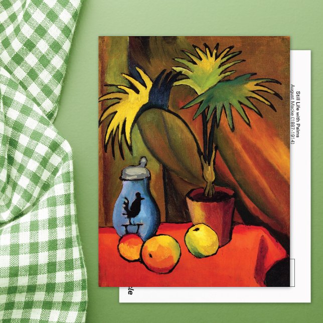 Still Life with Palms August Macke Postcard (Creator Uploaded)
