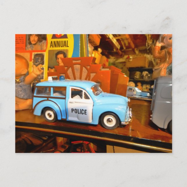 Still-life with Panda Car Postcard (Front)