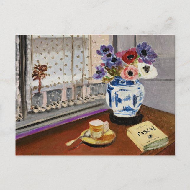 Still Life with Pascal's Pensees, Postcard (Front)