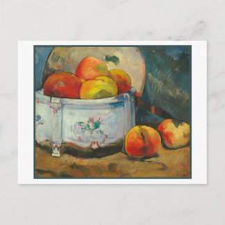 Still Life with Peaches by Paul Gauguin Postcard