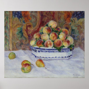 Still Life with Peaches Poster