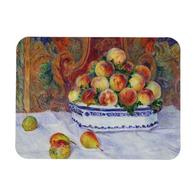Still Life with Peaches, Renoir  Magnet (Horizontal)
