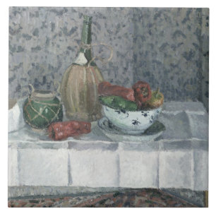 Still Life with Peppers, 1899 (oil on canvas) Ceramic Tile