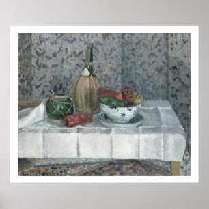 Still Life with Peppers, 1899 (oil on canvas) Poster