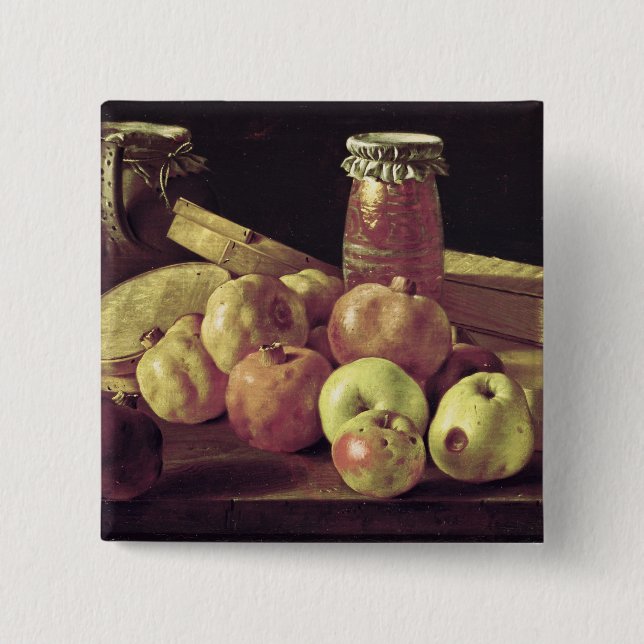 Still Life with Pomegranates 15 Cm Square Badge (Front)