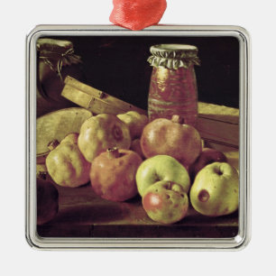 Still Life with Pomegranates Metal Ornament