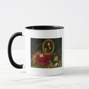 Still life with portrait of King Louis Mug