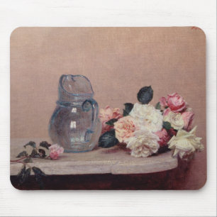 Still Life with Roses, 1889 (oil on canvas) Mouse Pad