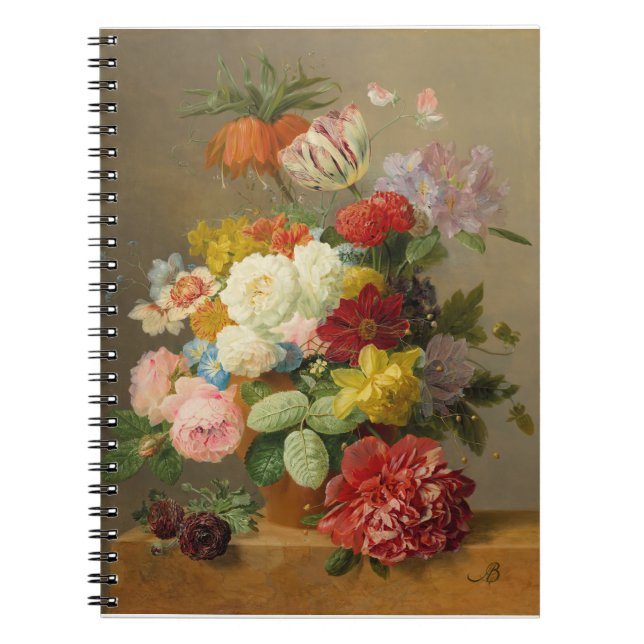 Still Life with Roses and Peonies - Bloemers A. Notebook (Front)