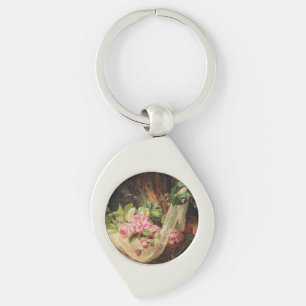 Still Life with Roses on a Forest Floor – Lach A. Key Ring