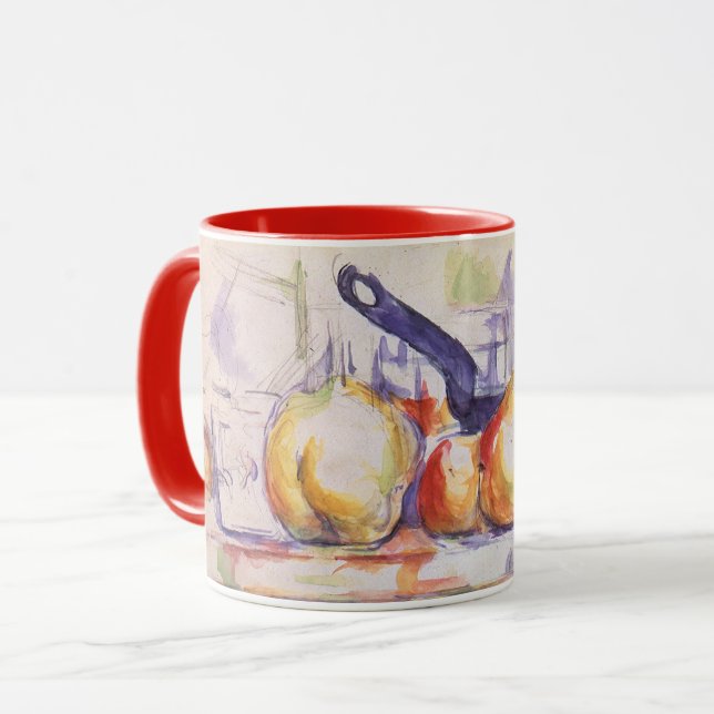 Still Life with Saucepan by Paul Cezanne Mug (Front Left)