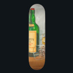 Still Life with Scotch by Jennifer Goldberger Skateboard<br><div class="desc">Drain your glass to this realistic still life painting by Jennifer Goldberger. You can almost imagine reaching into the piece and grabbing a glass for yourself. Get your copy today!</div>