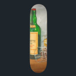 Still Life with Scotch by Jennifer Goldberger Skateboard<br><div class="desc">Drain your glass to this realistic still life painting by Jennifer Goldberger. You can almost imagine reaching into the piece and grabbing a glass for yourself. Get your copy today!</div>