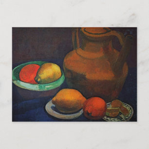 Still Life with tank by Paula Modersohn-Becker Postcard