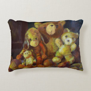 Still life with Teddy Bears Decorative Cushion
