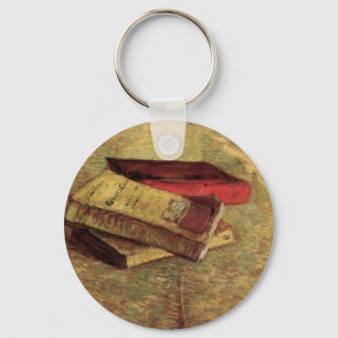 Still Life with Three Books by Van Gogh Key Ring