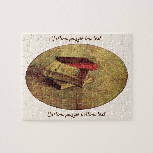 Still Life with Three Books by Vincent van Gogh Jigsaw Puzzle (Horizontal)