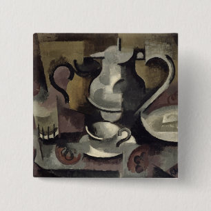 Still Life with Three Handles 15 Cm Square Badge