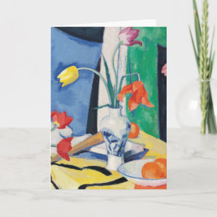 Still Life with Tulips   Samuel John Peploe Card