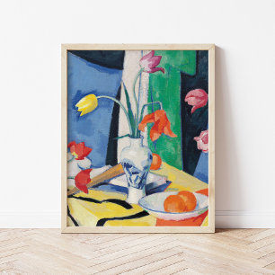 Still Life with Tulips Samuel John Peploe Poster
