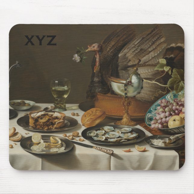 “Still Life With Turkey Pie” custom mousepad (Front)
