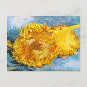 Still Life with Two Sunflowers by Vincent Van Gogh Postcard
