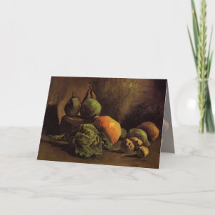 Still Life with Vegetables and Fruit by van Gogh Card