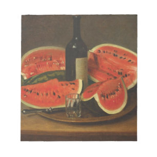 Still Life with Watermelons (by Constantin Stahi) Notepad