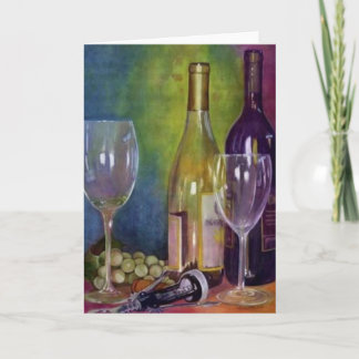 Still Life With Wine Card