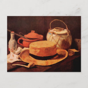 Still Life Yellow Straw Hat by Vincent van Gogh Postcard