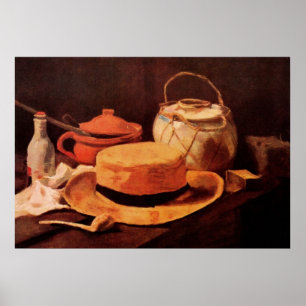 Still Life Yellow Straw Hat by Vincent van Gogh Poster