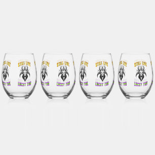 Still Live Lucky You Stemless Wine Glass