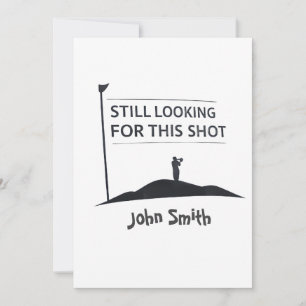 Still Looking For This Shot Custom Name Art Holiday Card