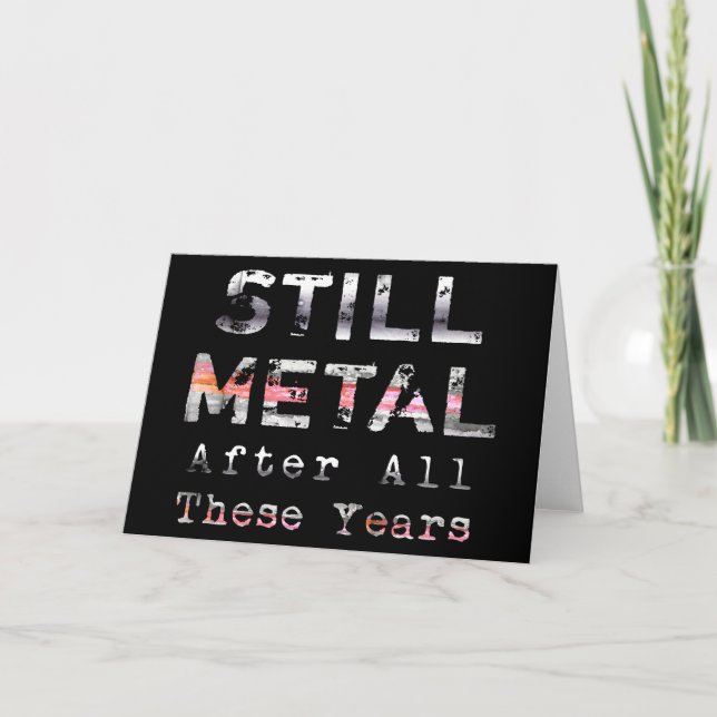 Still Metal After All These Years Card (Front)