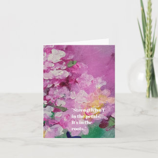 Still My Favourite Layer - Bold Abstract Floral Card