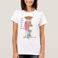 Still Perfect Confident Woman Caricature