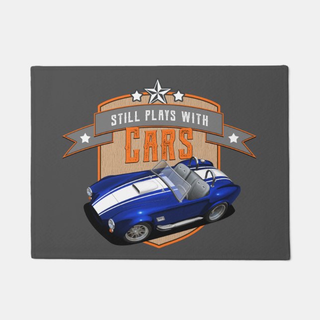 Still Plays with Cars Cobra Doormat (Front)