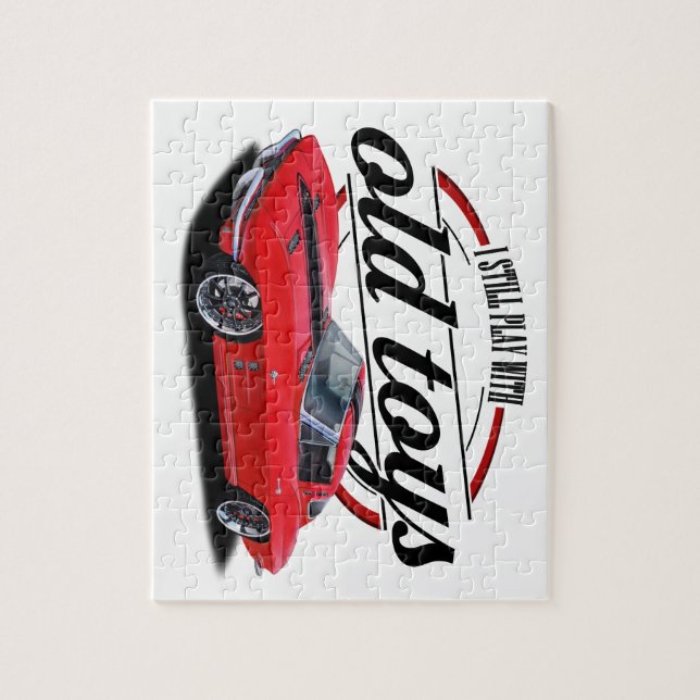 Still plays with corvettes jigsaw puzzle (Vertical)