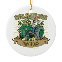 Still Plays With Green Tractors