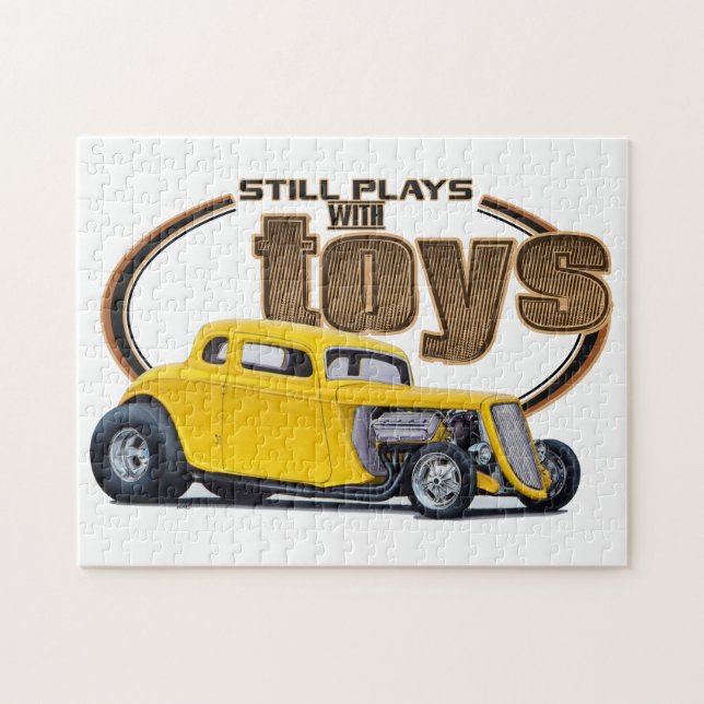 Still Plays with Hot Rods Jigsaw Puzzle (Horizontal)