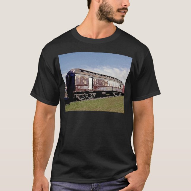 Still Plays With Trains T-Shirt (Front)