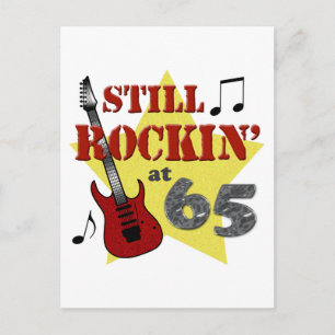 Still Rockin' at 65 Postcard