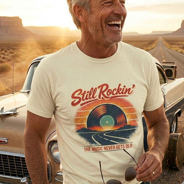 Still Rockin’ Vintage Rock – 50s Americana  T-Shirt (Creator Uploaded)