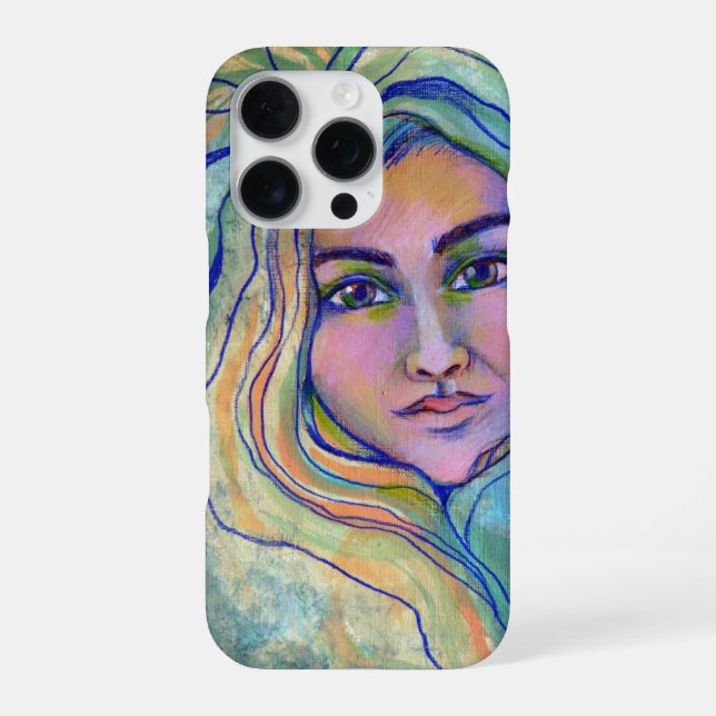 Still Seas Goddess                                 iPhone Case (Back)