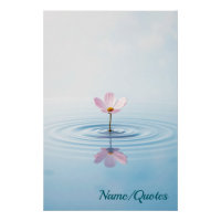 Still Serenity – Pink Lotus on Calm Water