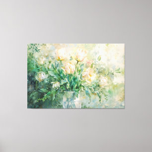 *~* Still Spring Flower TV2 Stretched Canvas Print
