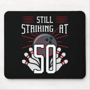 Still Striking At 50 Bowling Birthday Party Celebr Mouse Pad