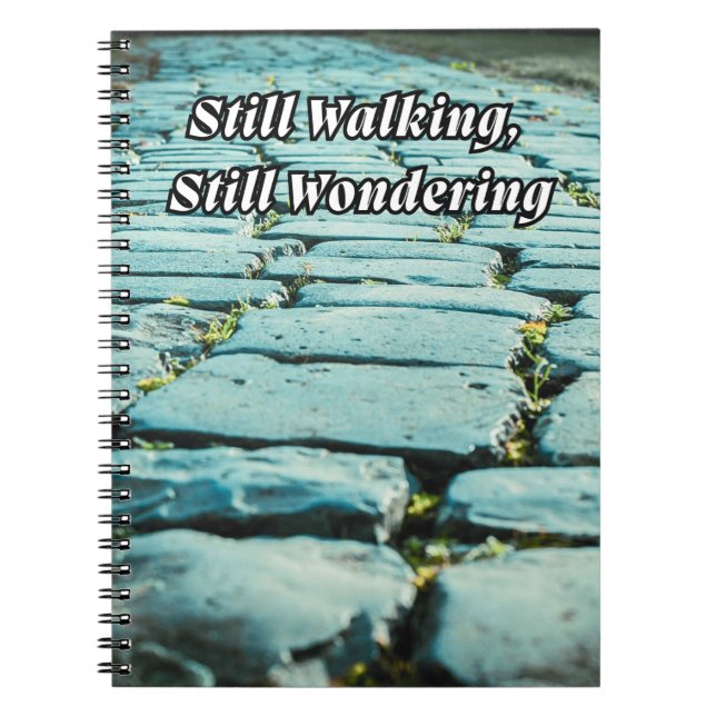 Still Walking Classic Notebook | Reflective Path (Front)
