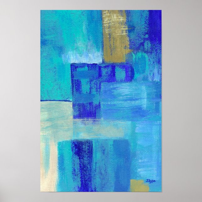 Still Waters Print Poster From Original Painting (Front)