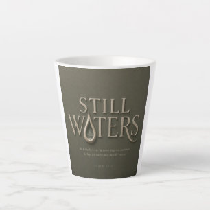 STILL WATERS PSALM 23:2 LATTE MUG